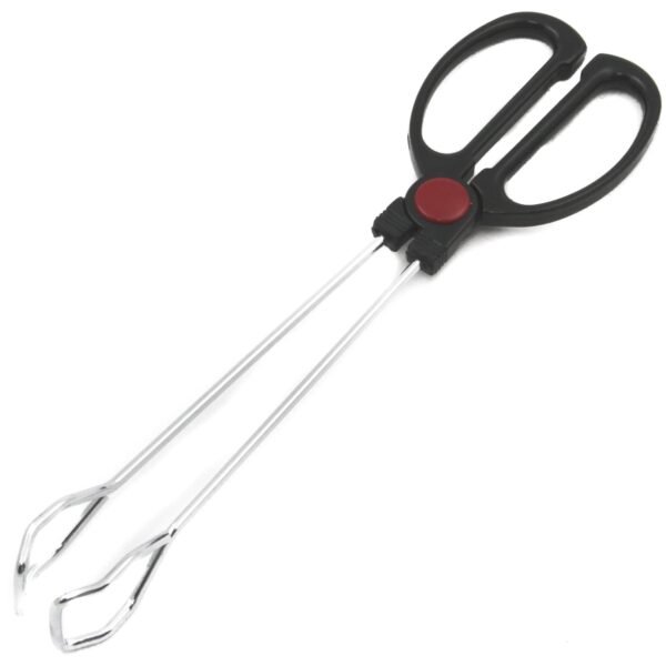 Tongs Serving Black/Red 12"