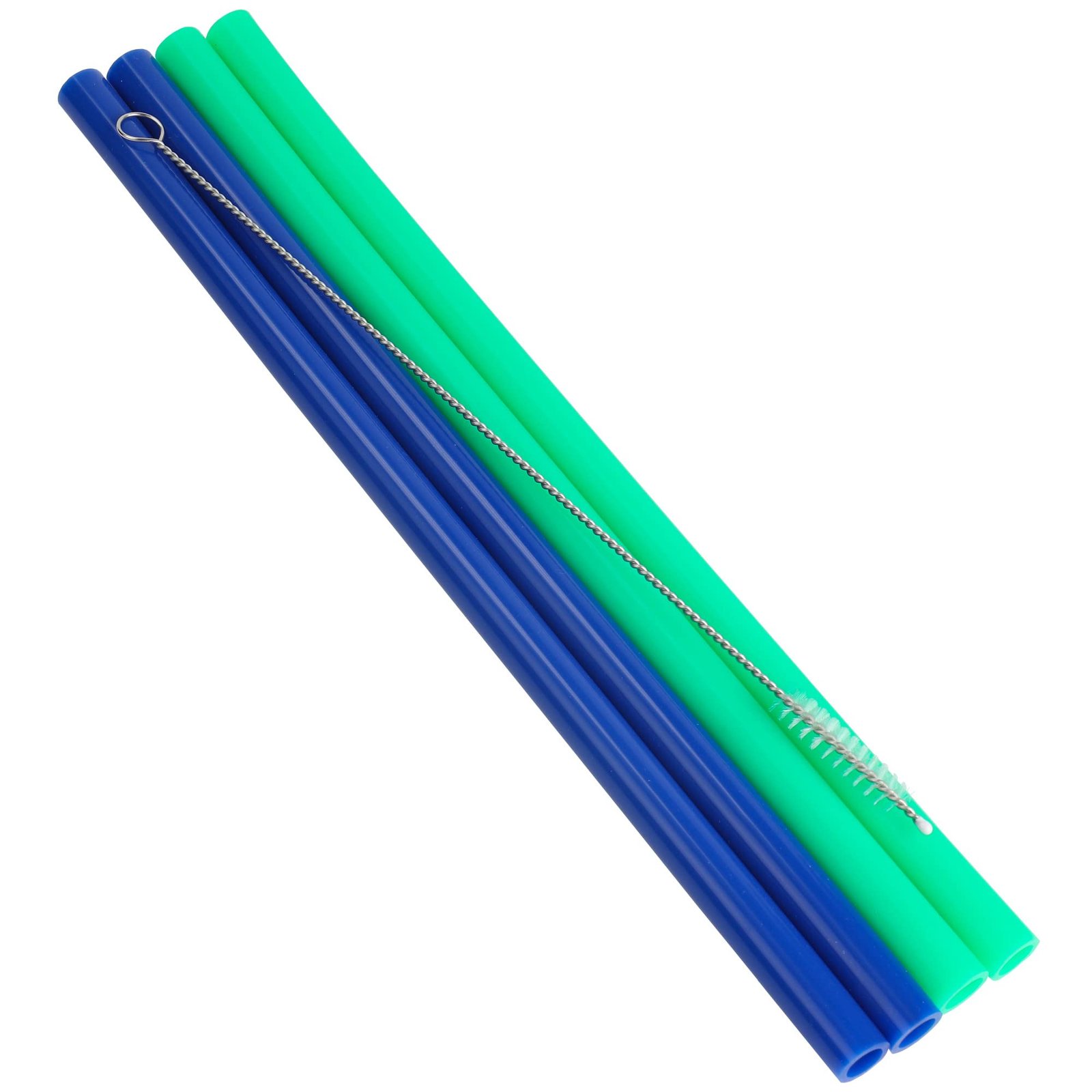Silicone Straw 8mm w/Brush, 4