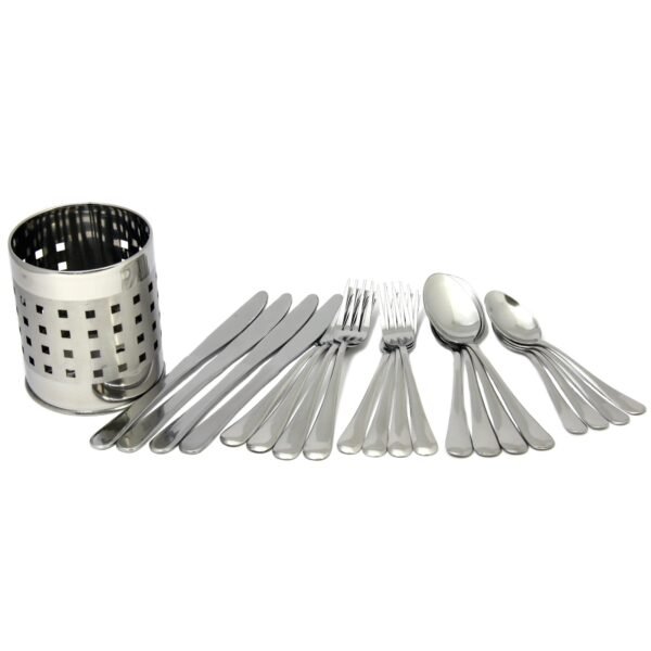 20pc Flatware Set + Holder