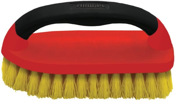 SCRUB BRUSH 7? W/SOFT GRP HNDL