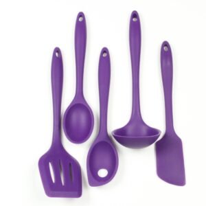 Silicone Tool 5 pc. Set - Purple