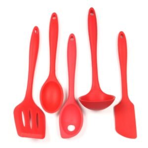 Silicone Tools 5 pc. Set - Red
