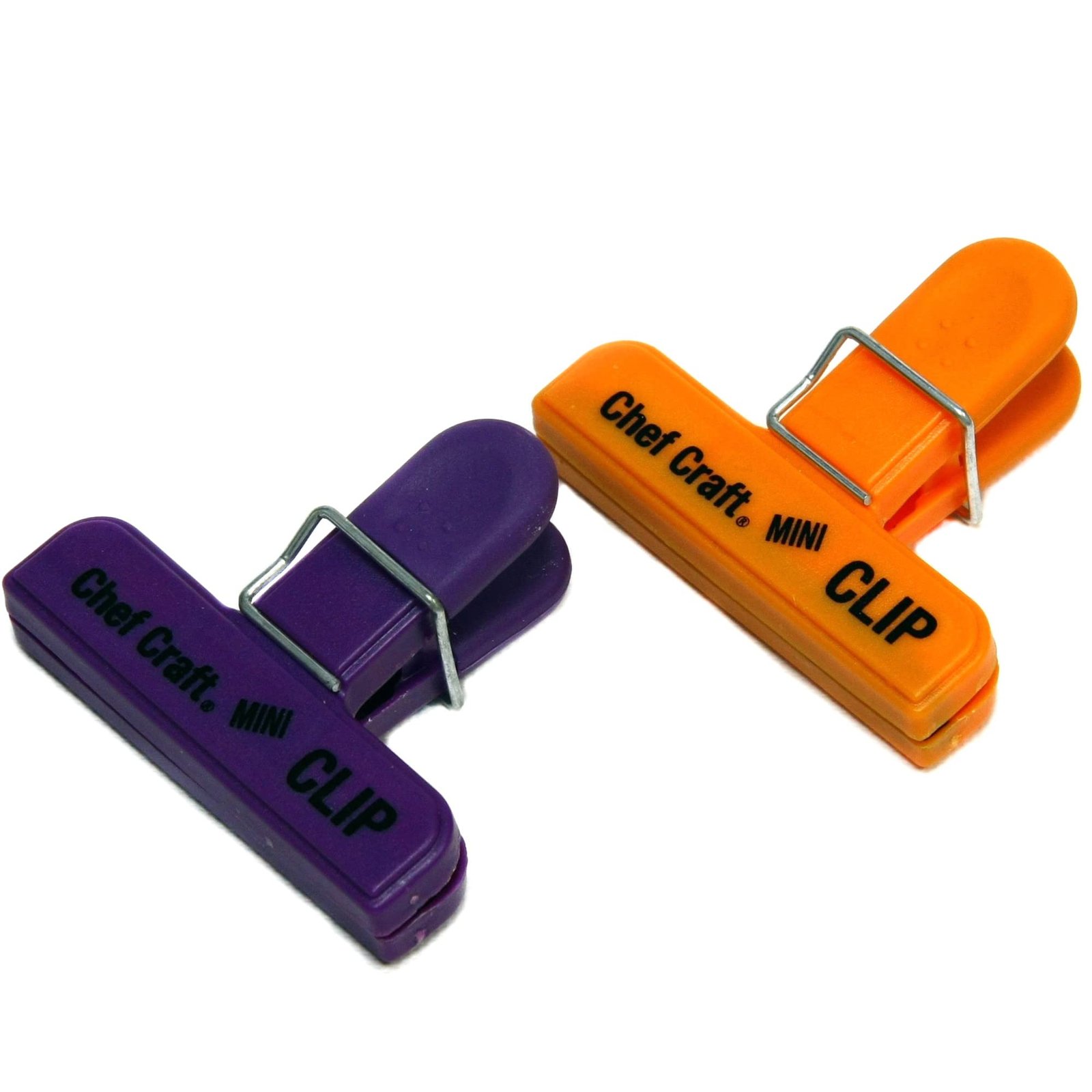 Bag Clips-Orange/Purple 2pc.