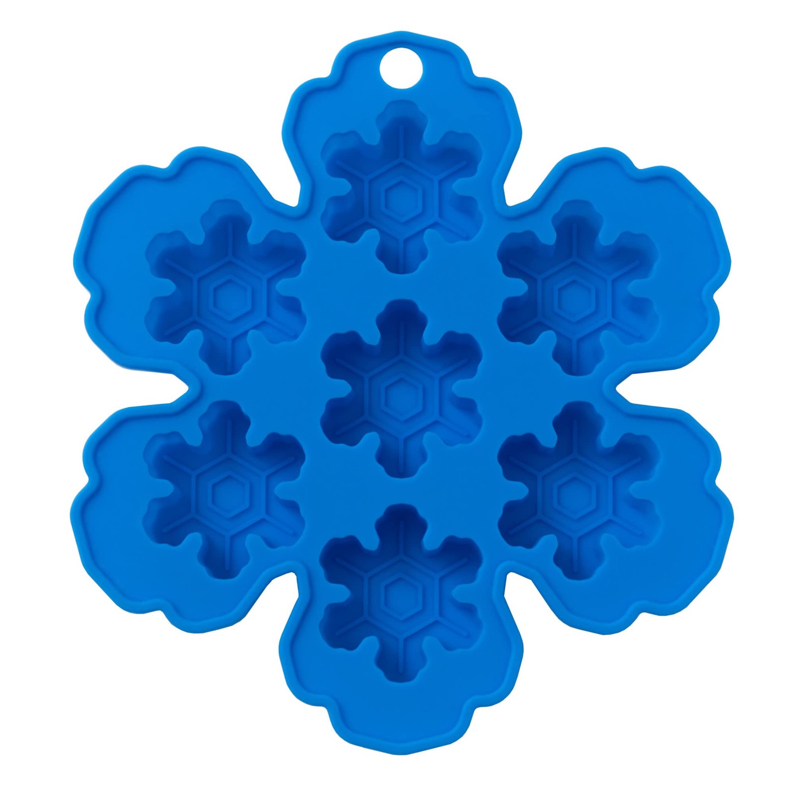 Christmas Snowflake Silicone Ice Cube Tray