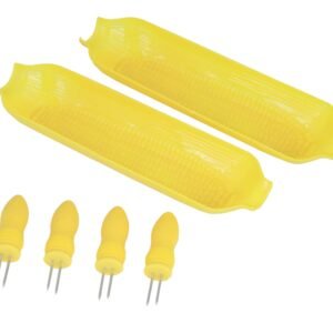 Corn Dishes w/4pc Corn Holder
