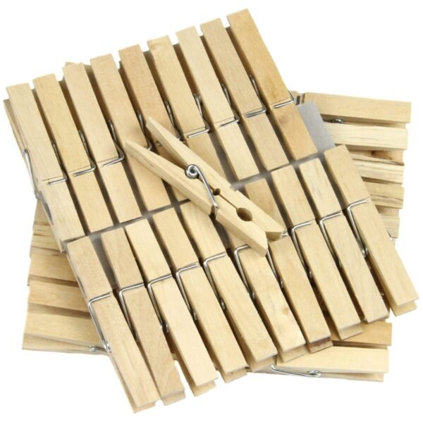 Wood Clothes Pin 40 pc