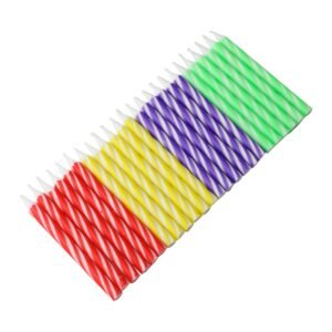 Double Spiral B-Day Candle -24