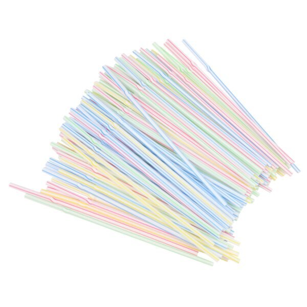 Straws, Flexible, 100 pcs.