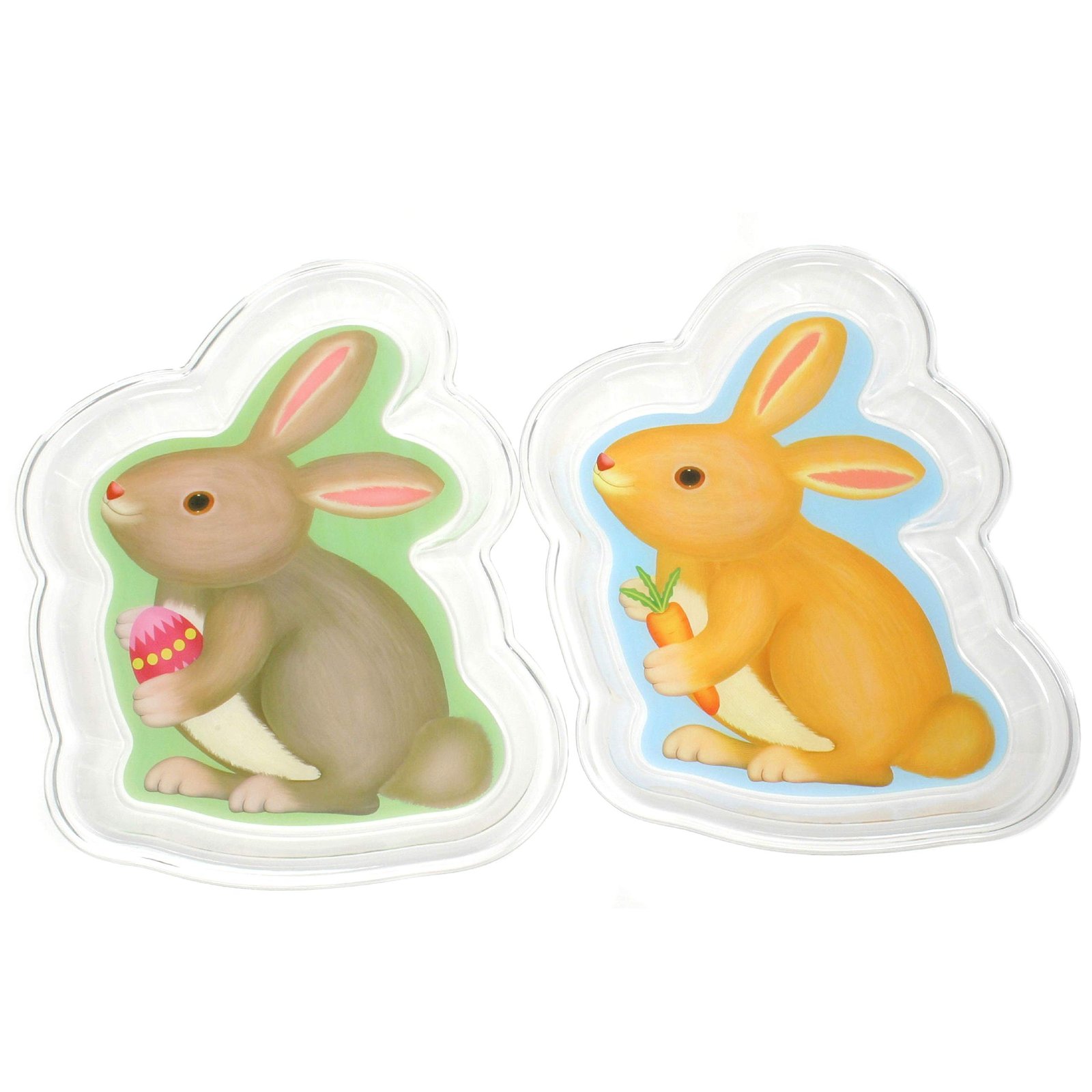 Clear Plate - Easter Bunny