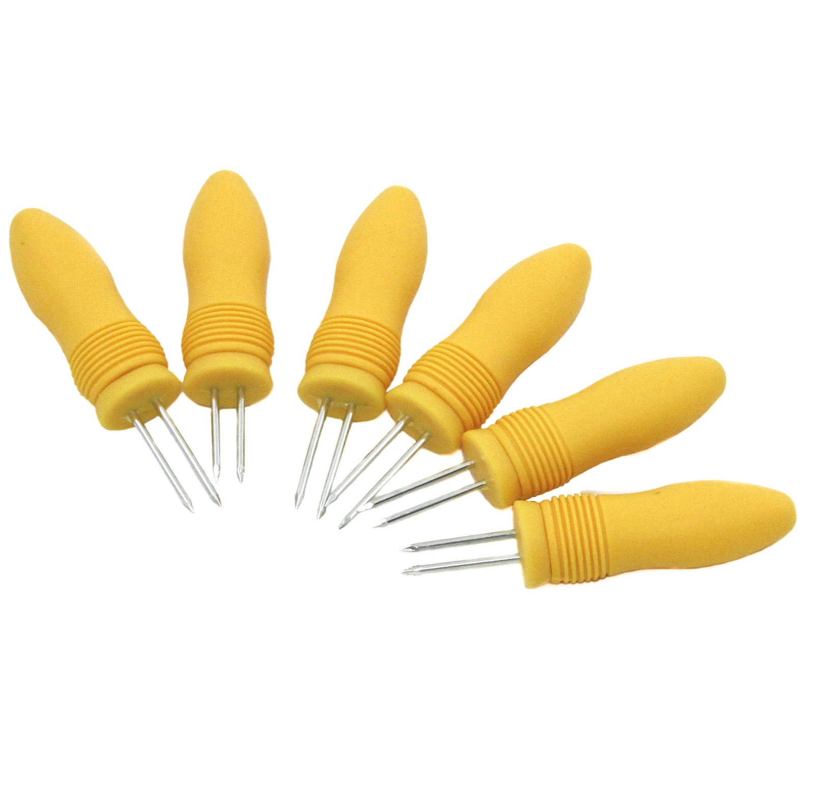 Corn Holders 6pc. Soft Grip