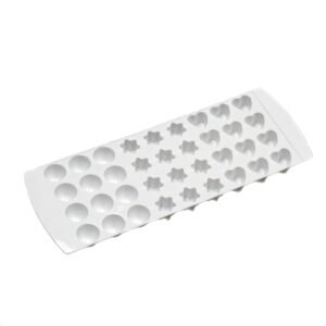 Ice Cube Tray Heart Star White