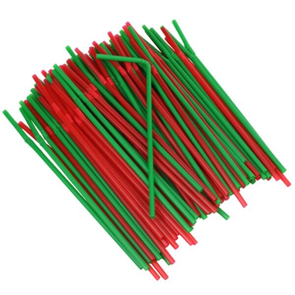 Christmas Flex. Straws 100ct