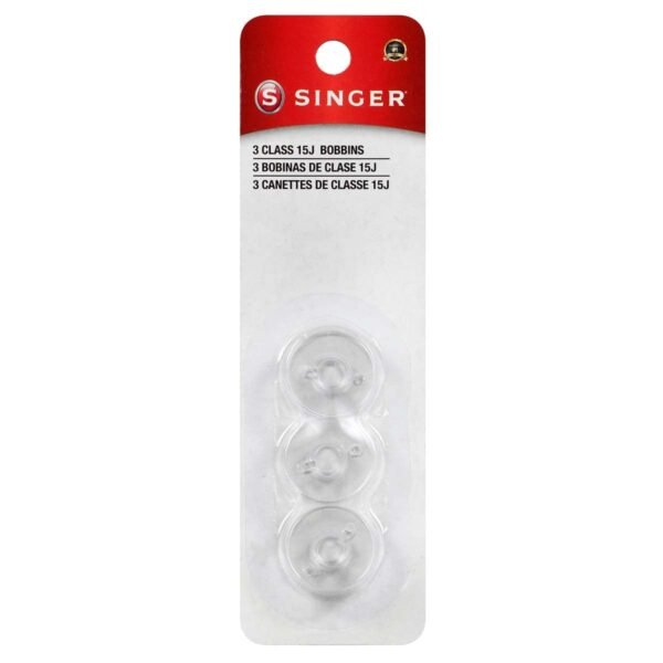 Singer Bobbins Class 15J Plastic 3pc