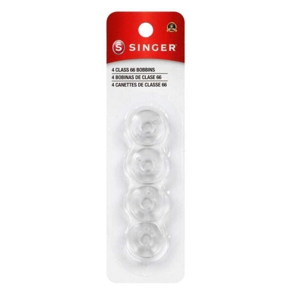 Singer Bobbins Class 66 Plastic 4pc