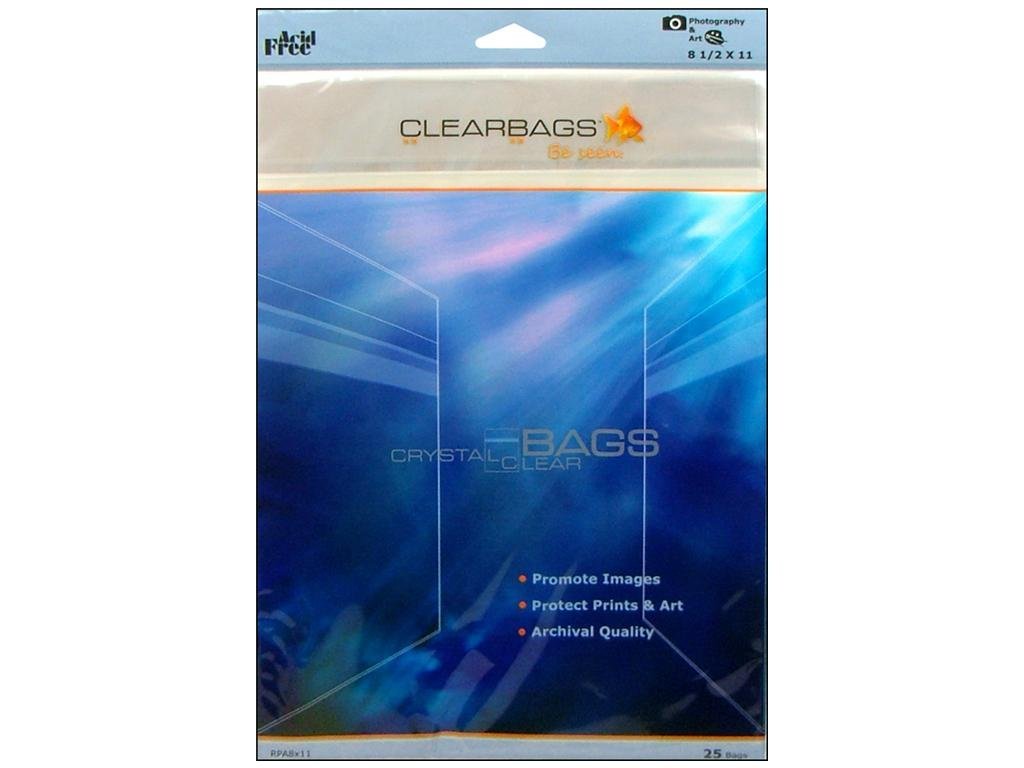 ClearBags Crystal Clear Bag 8.5x11 Photo 25pc