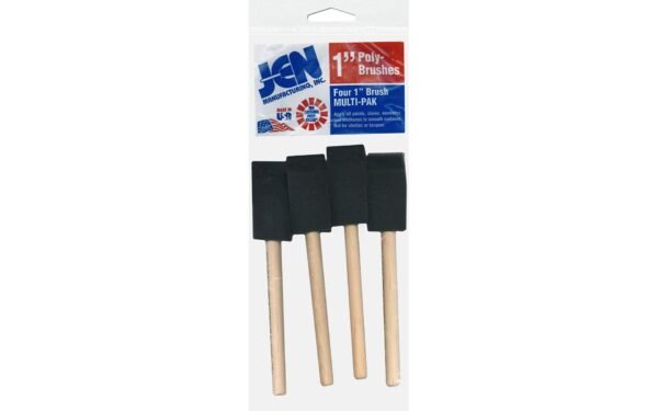 JEN Mfg Poly-Brush Multi-Pak 1" Wide 4pc