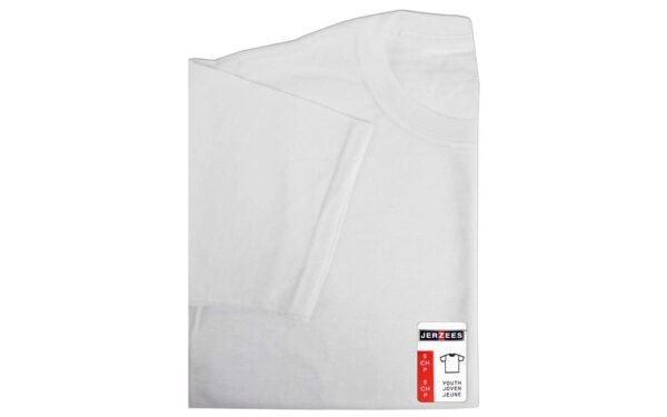 Jerzees TShirt Youth Small White