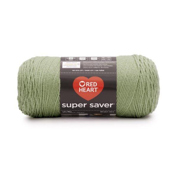 C&C Red Heart Super Saver Yarn 7oz Frosty Green