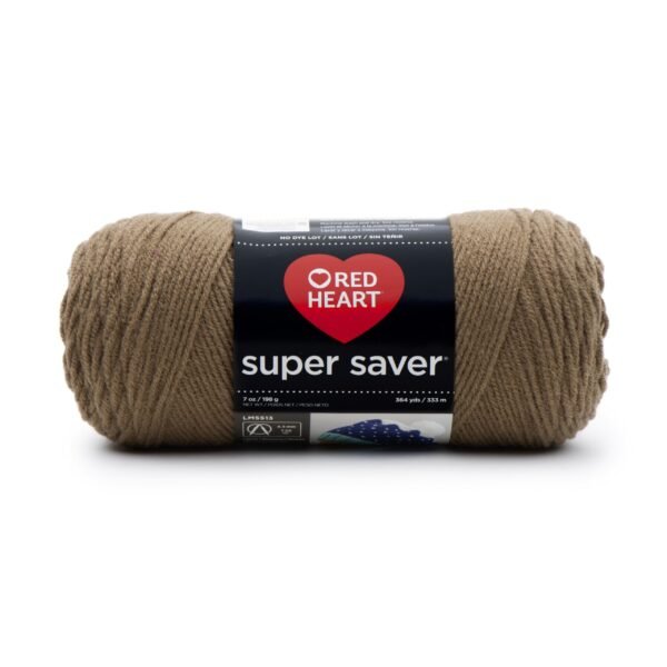 C&C Red Heart Super Saver Yarn 7oz Cafe
