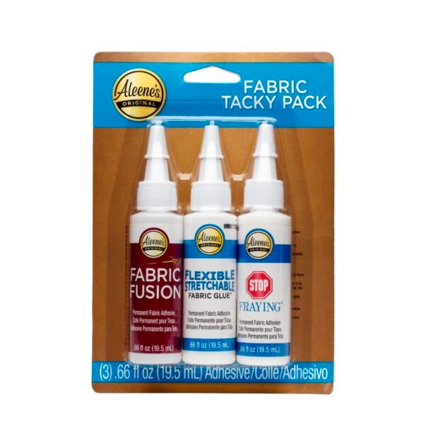 Aleene's Tacky Glue Pack Fabric Stop/Flex/Fusn3pc