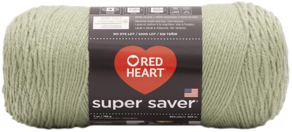 C&C Red Heart Super Saver Yarn 7oz Frosty Green