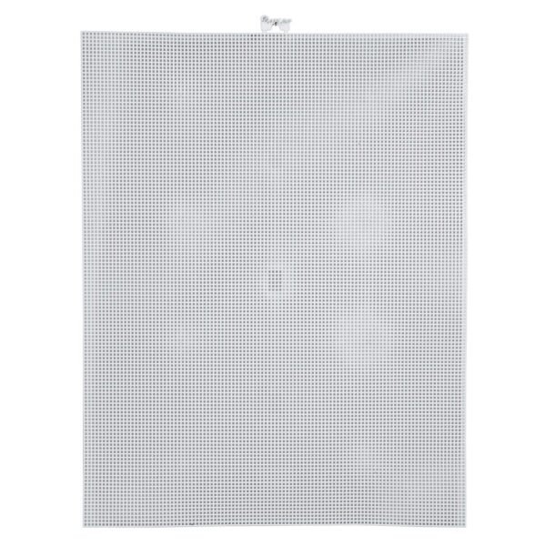 Darice Plastic Canvas #10 Mesh 10.5x13.5 White
