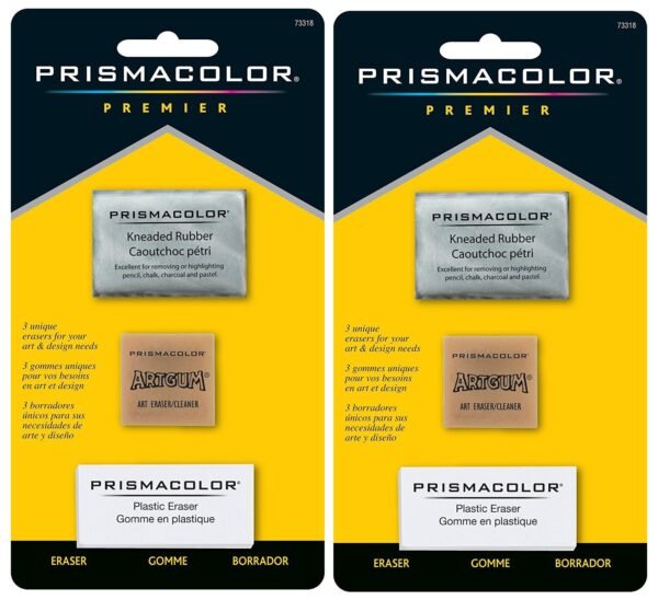 Sanford Prismacolor Design Art Eraser 3pc set