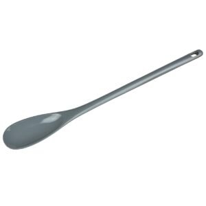 Gourmac 12-Inch Melamine Mixing Spoon, Gray